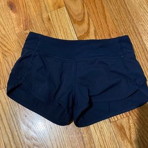 Ivivva size 10 shorts lululemon kids navy blue